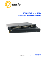 Perle IOLAN SCR1618 RDAC Console Server Guide d'installation