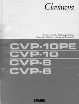 Yamaha CVP-10PE-CVP-10-CVP-8-CVP-6 Le manuel du propriétaire