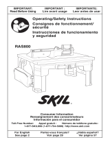 Skil RAS800 Le manuel du propriétaire