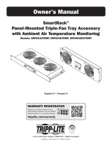 Tripp Lite SmartRack Panel-Mounted Triple-Fan Tray Accessory Le manuel du propriétaire