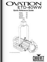Chauvet Ovation ETD-40WW Guide de référence