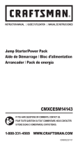 Schumacher Craftsman CMXCESM14143 Jump Starter/Power Pack Le manuel du propriétaire