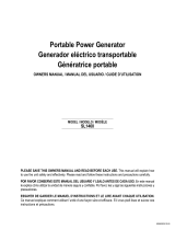 Schumacher SL1460 Portable Power Generator Le manuel du propriétaire