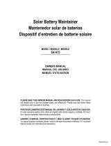 Schumacher SA1475 Solar Battery Maintainer Le manuel du propriétaire