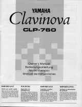 Yamaha CLP-760 Le manuel du propriétaire