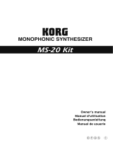 Korg MS-20 Kit Le manuel du propriétaire