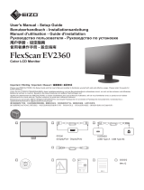 Eizo EV2360 Guide d'installation