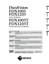 Eizo FDX1203T Le manuel du propriétaire