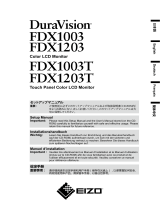 Eizo FDX1003T Le manuel du propriétaire