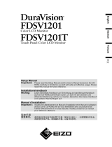 Eizo FDSV1201T Le manuel du propriétaire