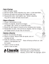 Lincoln Products 121160 Guide d'installation