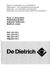 De Dietrich FA1311F1 Le manuel du propriétaire