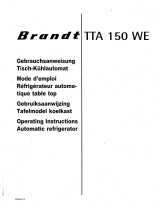 Groupe Brandt TTA150WE Le manuel du propriétaire