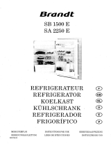 Groupe Brandt SA2250E Le manuel du propriétaire