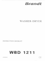 Brandt WBD1211U Le manuel du propriétaire