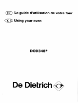 De Dietrich DOD348WG1 Le manuel du propriétaire