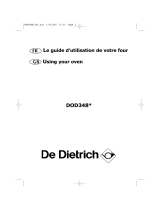 De Dietrich DOD348XG1 Le manuel du propriétaire
