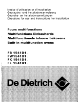 De Dietrich FW1541D1 Le manuel du propriétaire