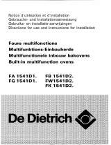 De Dietrich FG1541D1 Le manuel du propriétaire