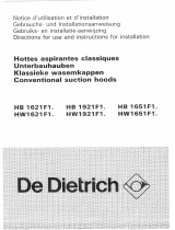 De Dietrich HB1921F1 Le manuel du propriétaire