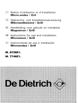 De Dietrich MW6726E1 Le manuel du propriétaire