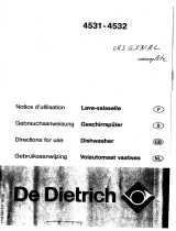 De Dietrich VW1431F1 Le manuel du propriétaire
