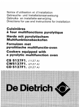 De Dietrich CS5137F1 Le manuel du propriétaire
