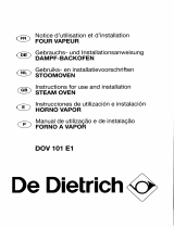 De Dietrich DOV101BE1 Le manuel du propriétaire