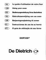 De Dietrich DOP320XE1 Le manuel du propriétaire