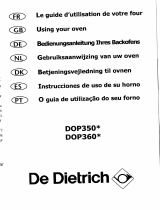 De Dietrich DOP350BE1 Le manuel du propriétaire