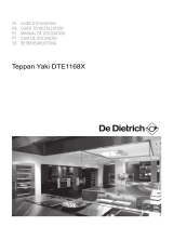 De Dietrich Teppan Yaki DTE1168X Le manuel du propriétaire