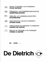 De Dietrich DW2161E1 Le manuel du propriétaire