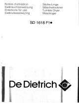 De Dietrich SD1618F1 Le manuel du propriétaire