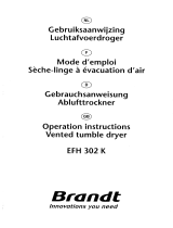 Groupe Brandt EFH302K Le manuel du propriétaire
