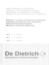 De Dietrich WM1119E2A Le manuel du propriétaire