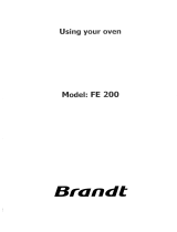 Groupe Brandt FE200WCKD Le manuel du propriétaire