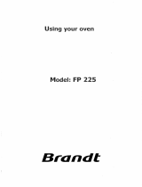 Brandt FP225BS1 Le manuel du propriétaire
