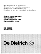 De Dietrich HW4600E1 Le manuel du propriétaire