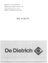 De Dietrich RG4133F1 Le manuel du propriétaire