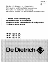 De Dietrich WW1630E1 Le manuel du propriétaire