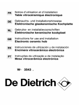 De Dietrich WM3543E2 Le manuel du propriétaire