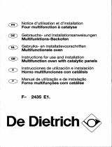 De Dietrich 9825MP Le manuel du propriétaire
