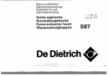 De Dietrich 587A Le manuel du propriétaire