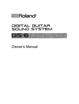 Roland GS-6 Le manuel du propriétaire