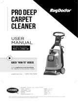 RugDoctor Pro Deep Carpet Cleaner Le manuel du propriétaire