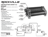 Rockville RCF50F v2 Le manuel du propriétaire