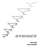 Syr­incs P43CWA Le manuel du propriétaire