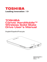 Toshiba CANVIO AEROMOBILE Manuel utilisateur