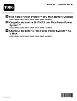 Toro Flex-Force Power System 6.0Ah 60V MAX Battery Pack Manuel utilisateur