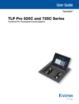 Extron electronics TouchLink TLP Pro 725C Series Manuel utilisateur